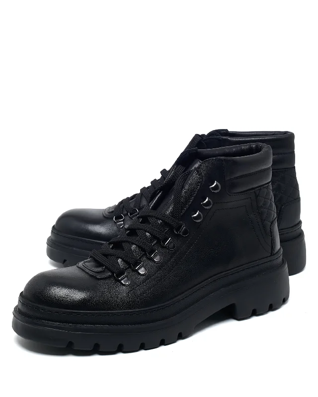 Dante Black Leather