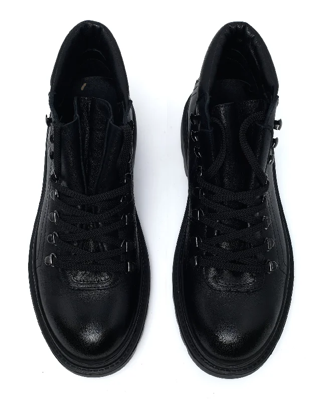 Dante Black Leather