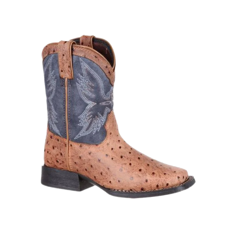 Durango Kid's Lil' Mustang Ostrich Emboss Westerm Boot