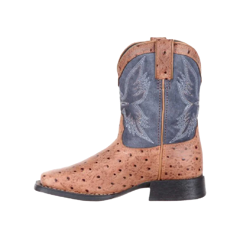 Durango Kid's Lil' Mustang Ostrich Emboss Westerm Boot