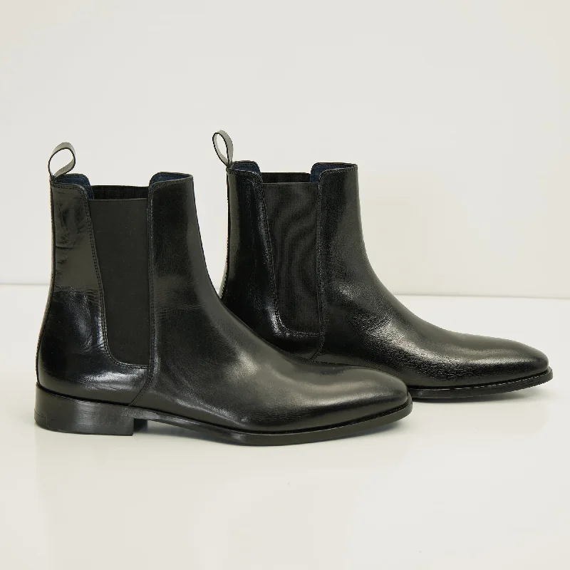 All Leather Essential Chelsea Boot  - Black Buffalo