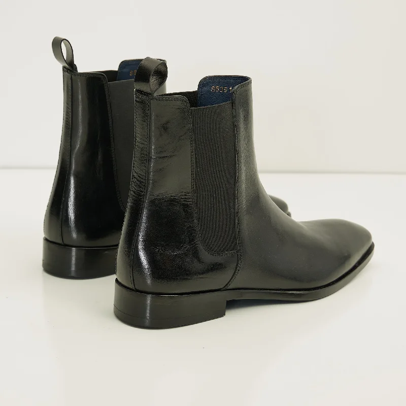 All Leather Essential Chelsea Boot  - Black Buffalo