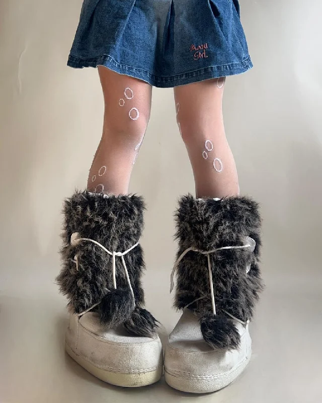 Fur moon boot