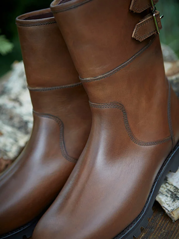 10 "" Country Boot in Tan Leather - Men’s - Hawk  - Last few pairs