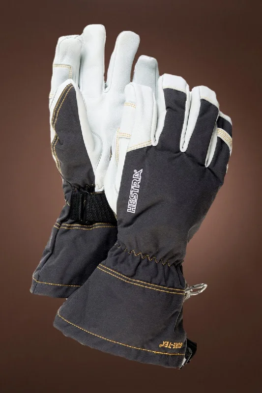 Men's Army Leather Gore-Tex Ski Gloves