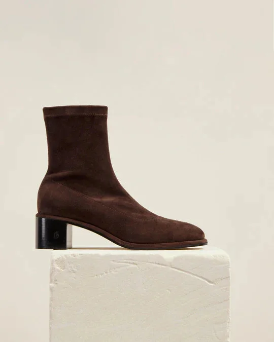 Iris Espresso Suede Boots