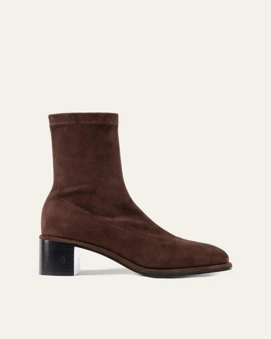 Iris Espresso Suede Boots