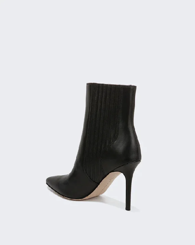 Lisa Stiletto Heel Boot - Black