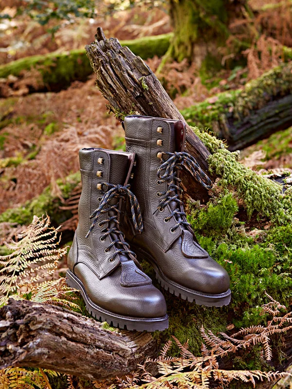 Chestnut Grain leather 9 "" Hiking and Walking Boot - Men’s - Marsh Harrier