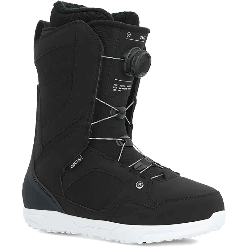 RIde Sage Black Snowboard Boot Womens 2024