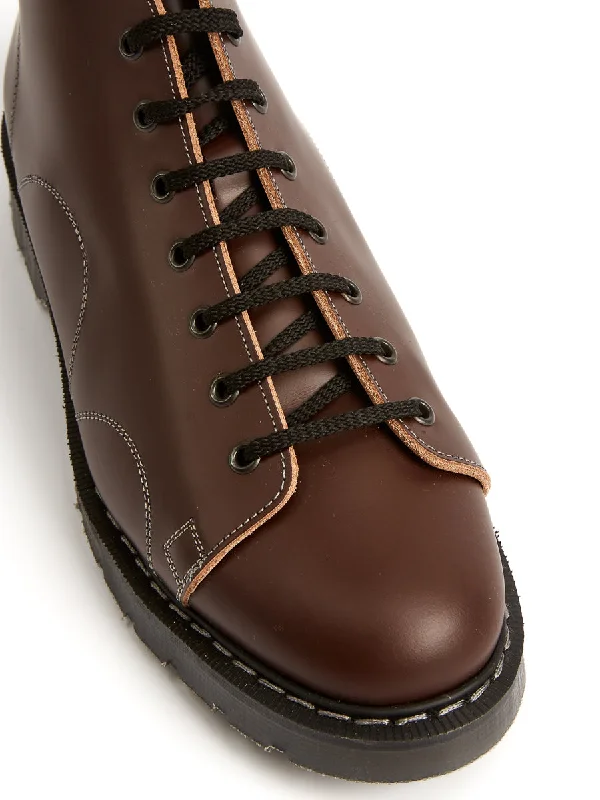 Solovair x Oliver Spencer Brown Leather Monkey Boots