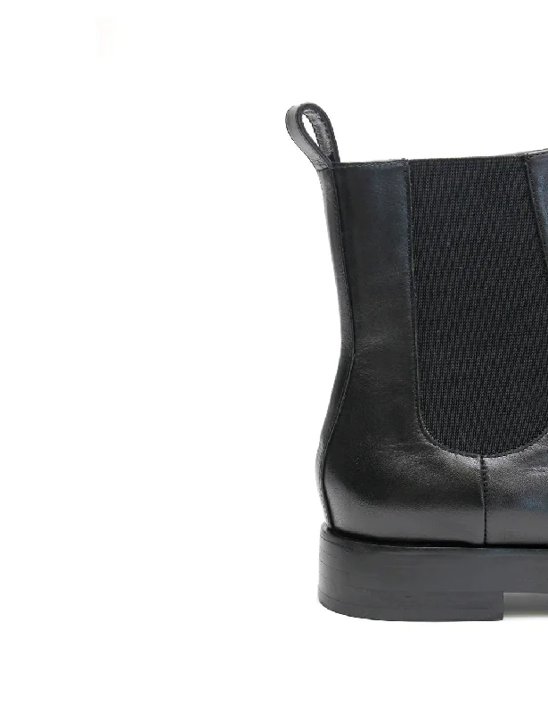 Square Toe Boot | Black