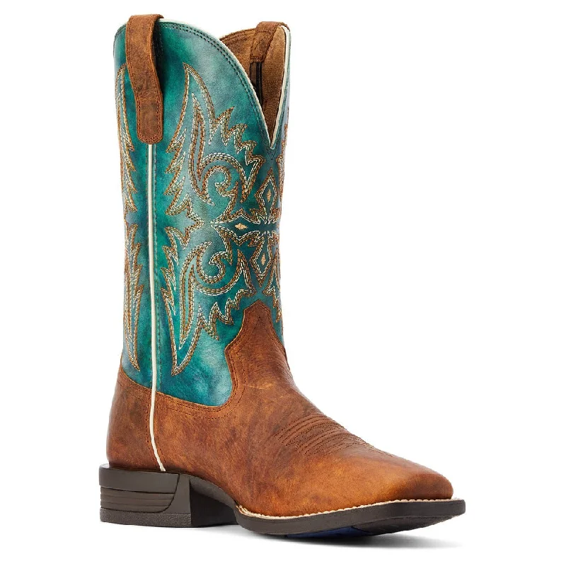 Ariat Men's Square Toe Boots Teal WILD THANG