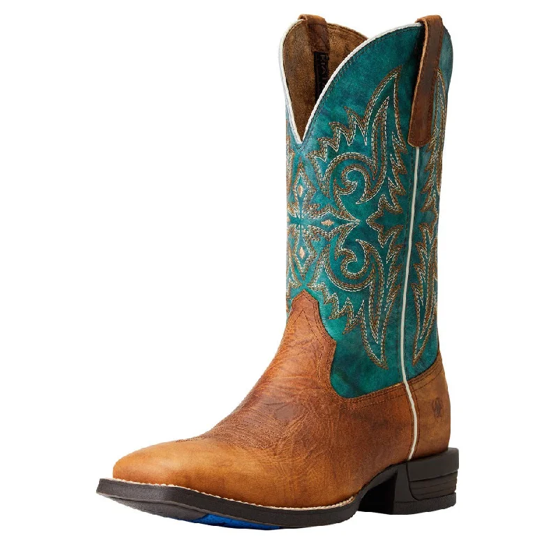 Ariat Men's Square Toe Boots Teal WILD THANG