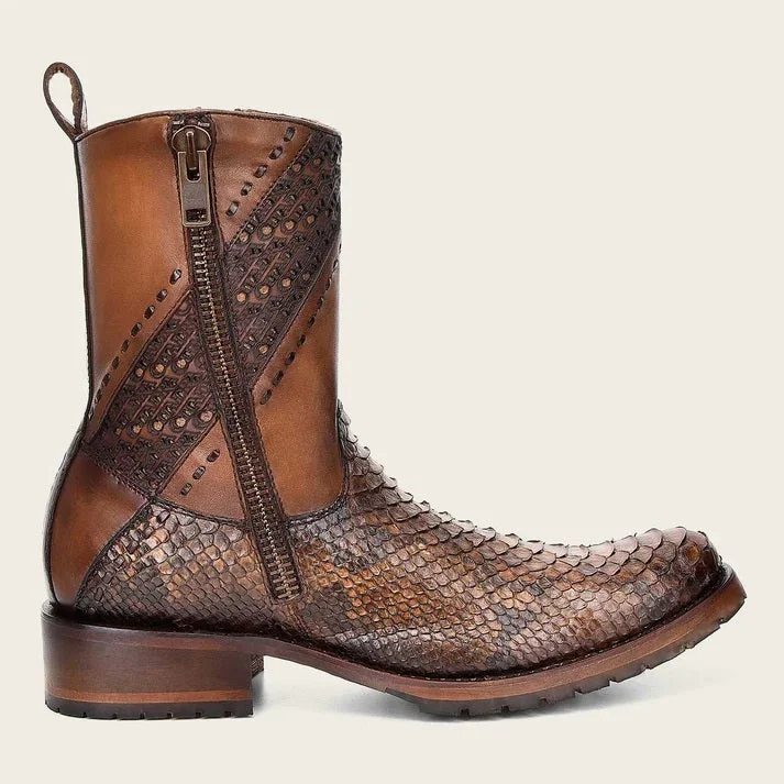 Cuadra Men's Python Boots Zipper