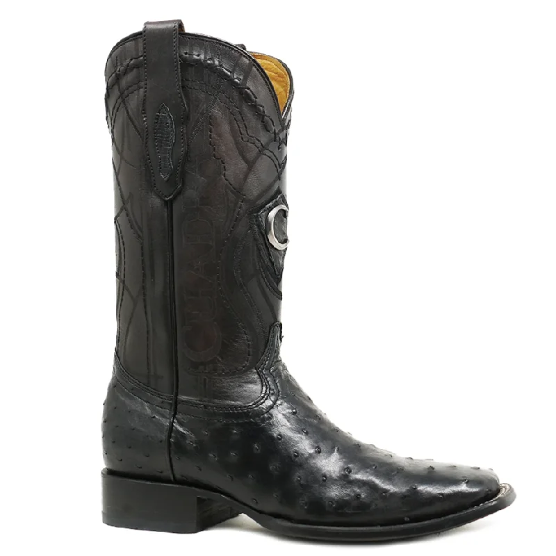 Men's Cuadra Ostrich Square Toe Boots