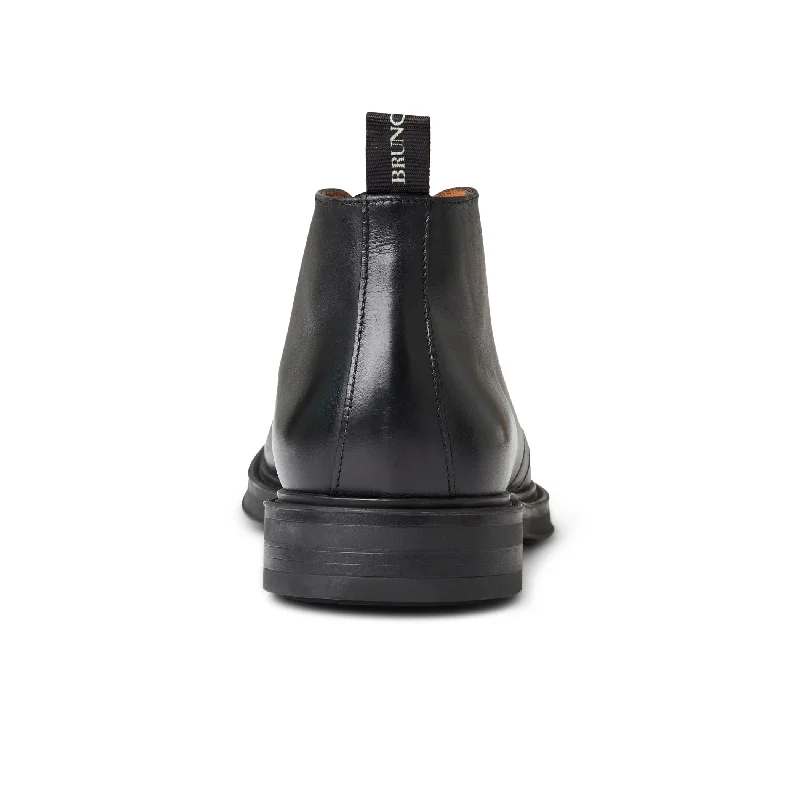 Taddeo Classic Chukka leather Boot-Black