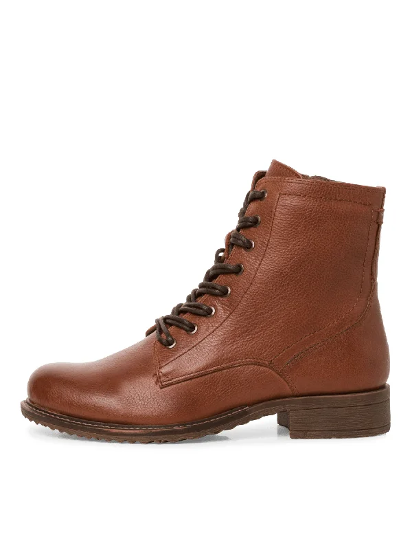 Tan Lace up Boots