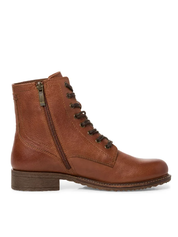 Tan Lace up Boots