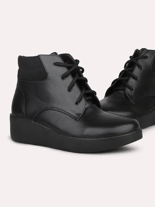 Women Black Regular Boots