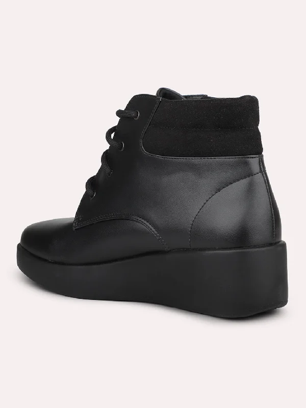 Women Black Regular Boots