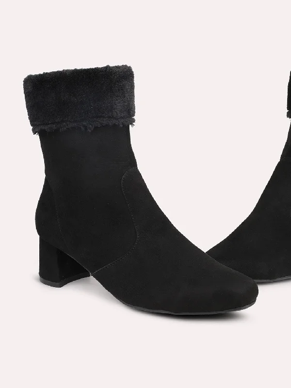 Women Black Regular Boots