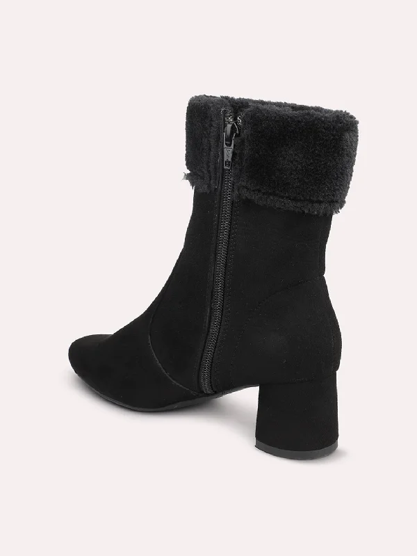 Women Black Regular Boots