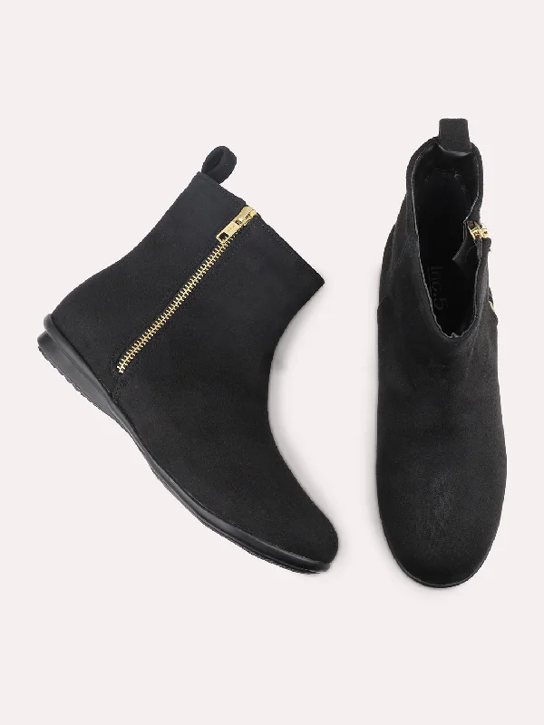 Women Black Regular Boots