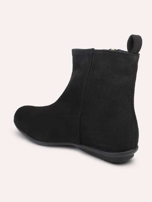 Women Black Regular Boots