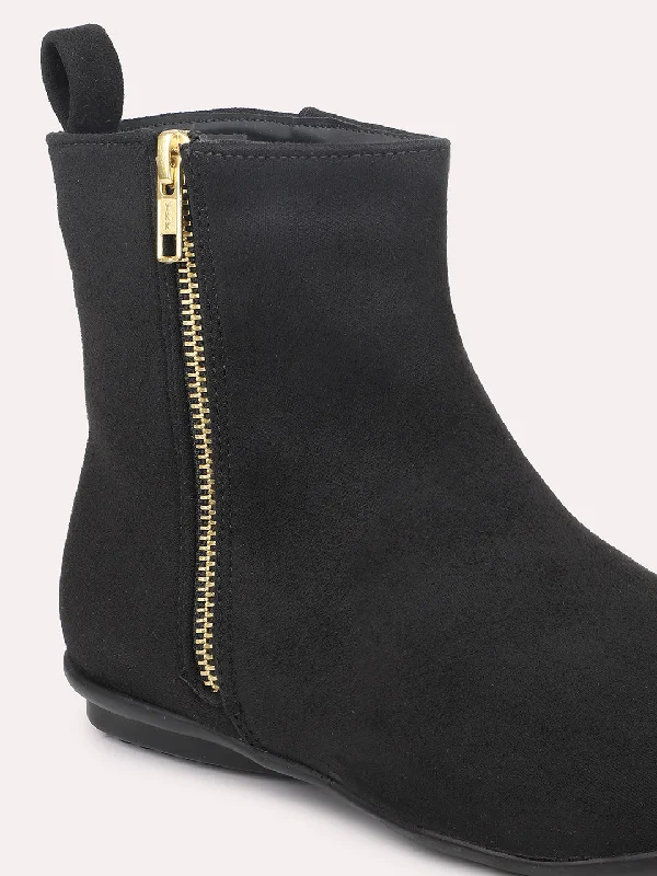 Women Black Regular Boots