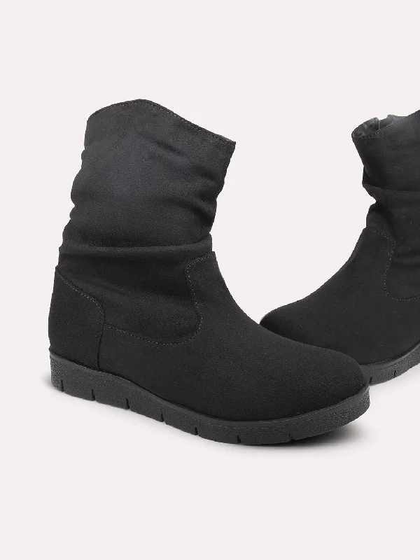 Women Black Regular Boots