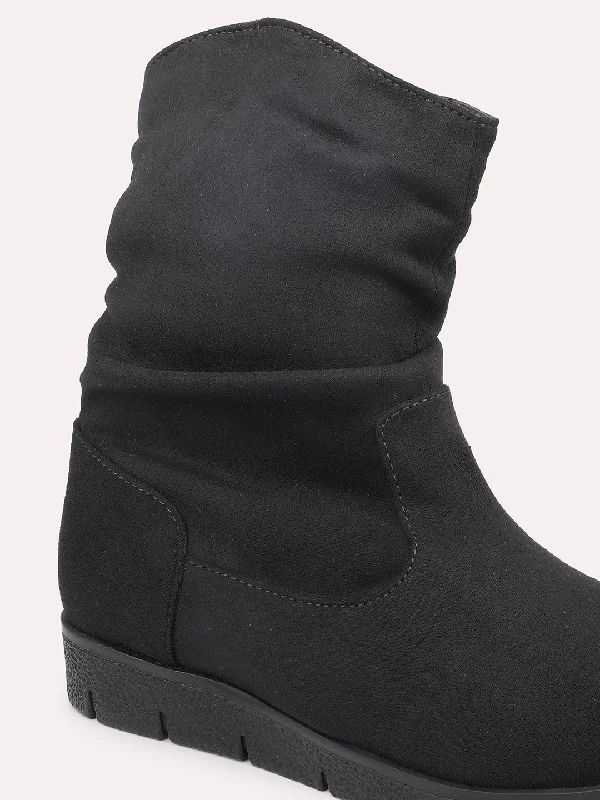 Women Black Regular Boots