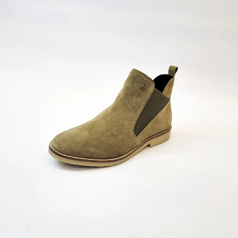 Woodland Quartz Olive leather Chelsea boot