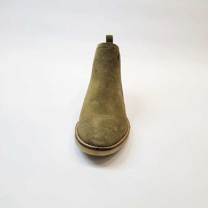 Woodland Quartz Olive leather Chelsea boot