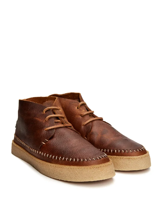 Yogi Hitch Chestnut Brown Leather Boots