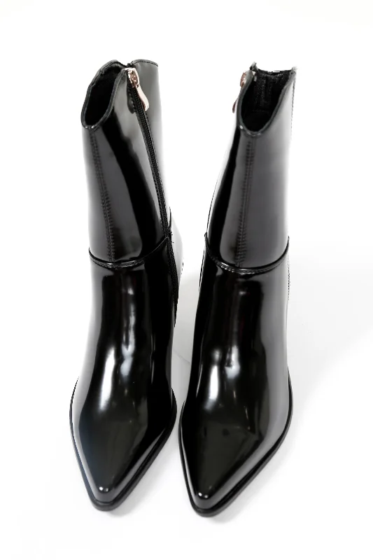 BILLINI | Perrie Booties - Black Patent