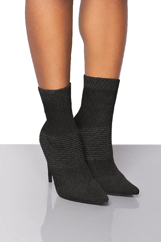 Chantria Sock Bootie- Black