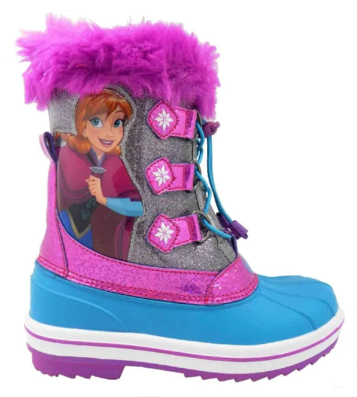 Kids Shoes Disney Frozen Youth Girls Winter Boots