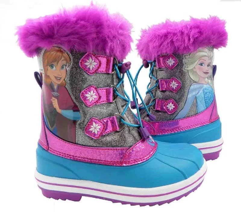 Kids Shoes Disney Frozen Youth Girls Winter Boots