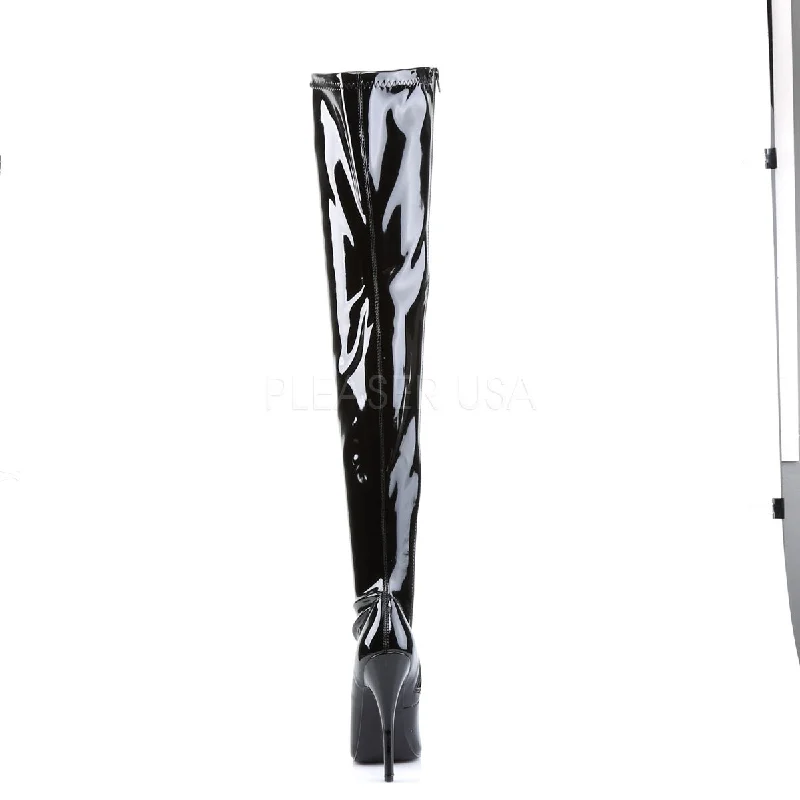 Shiny Domina Thigh High Boots