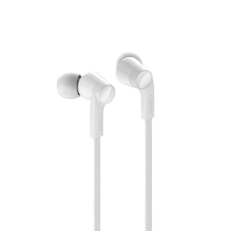 Belkin Rockstar Wired In-ear Headphones in White