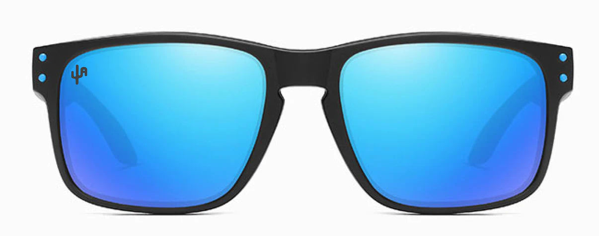 Blue Lens/ Matte Black Frame