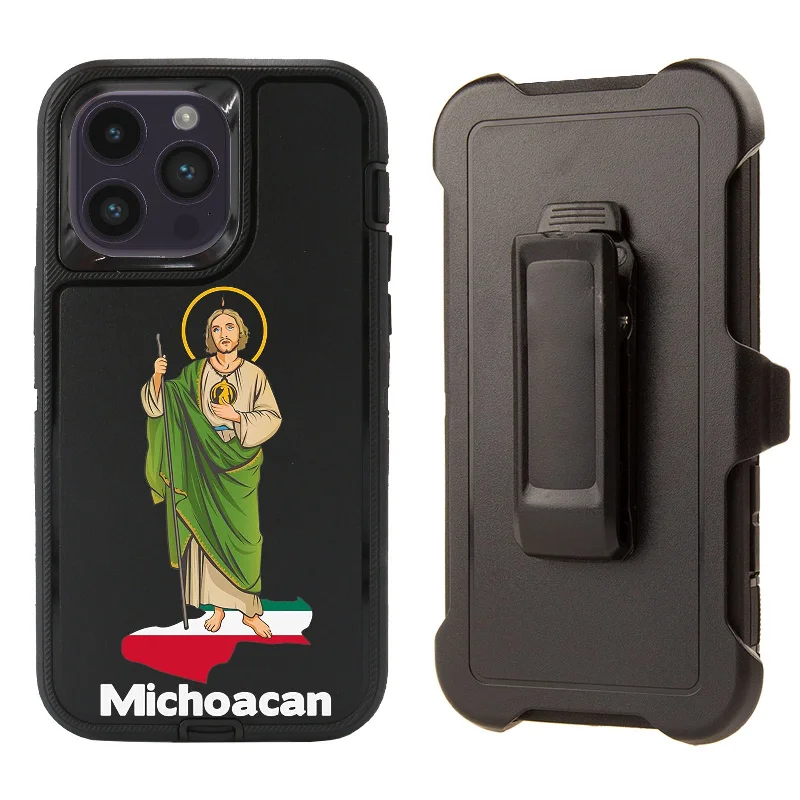 Shockproof Case for Apple iPhone 14 Pro Max Michoacan San Judas St. Jude Cover