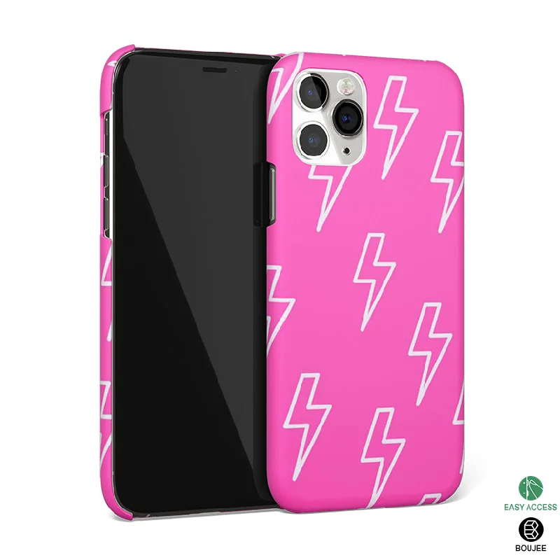 Lightning Pink Phone Cover | Matte Case