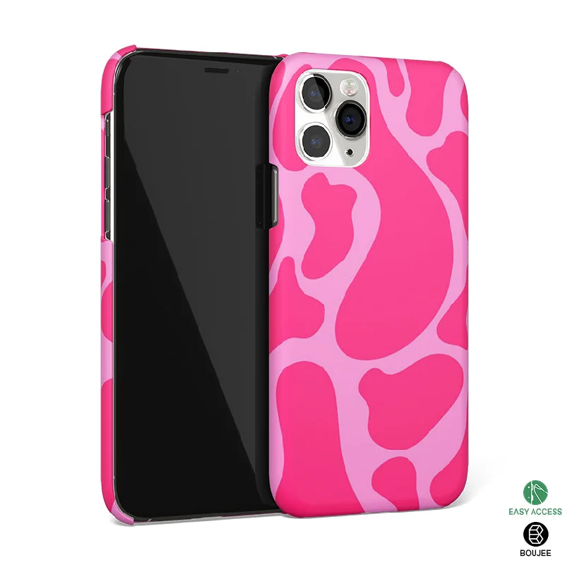 Pink Swirl Phone Cover | Matte Case