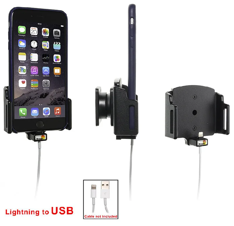 Adjustable iPhone Holder for Lightning to USB Cable