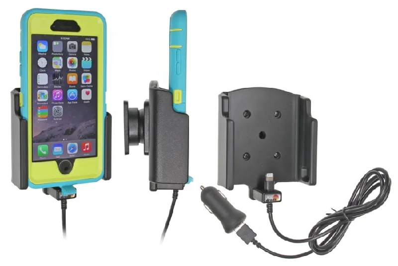 iPhone Charging Holder with USB Cigarette Lighter Plug for Otterbox Defender