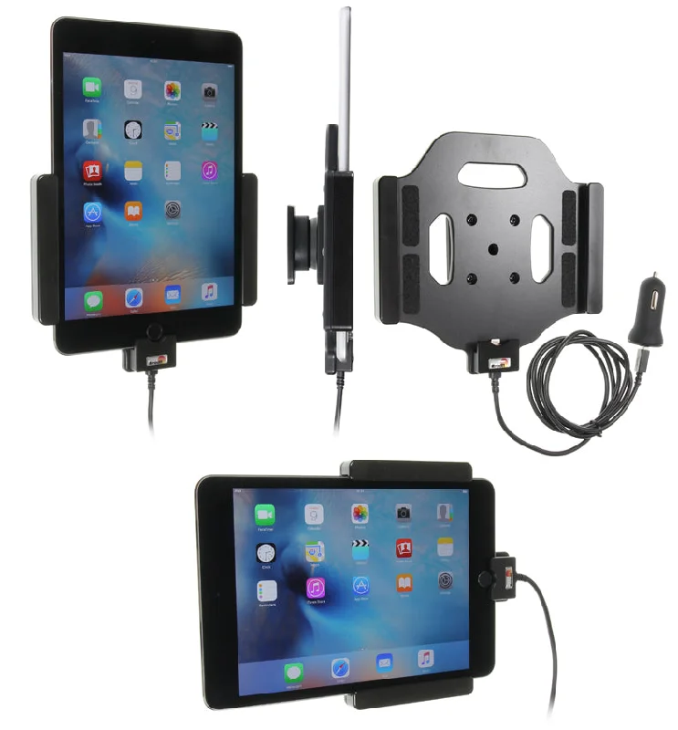 iPad Mini Charging Holder with USB Cigarette Lighter Plug