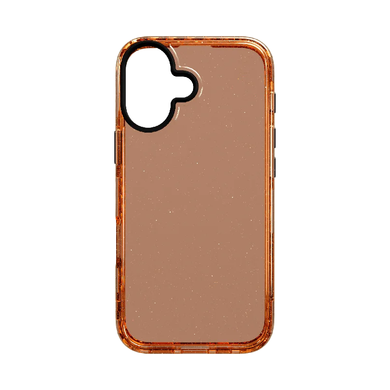 Slim TPU Case for Apple iPhone 16 | Peach Fuzz Sparkle | Altitude Series