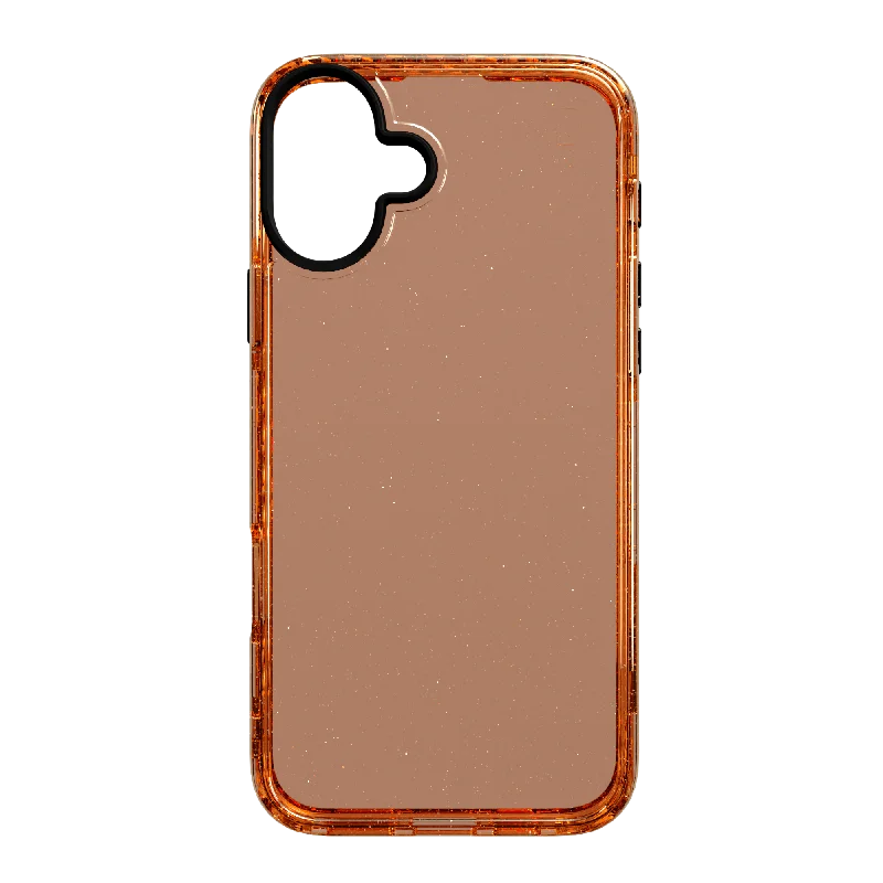 Slim TPU Case for Apple iPhone 16 Plus | Peach Fuzz Sparkle | Altitude Series